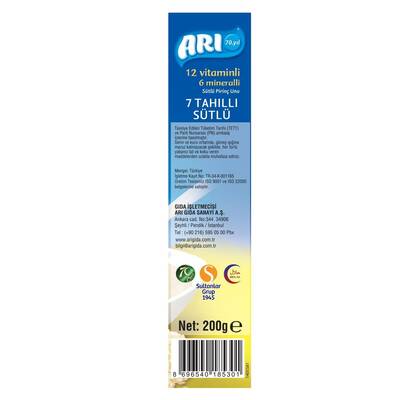 Arı Sütlü 7 Tahıllı Gece Pirinç Unu 200 g - 4