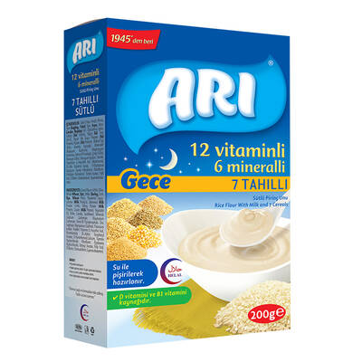 Arı Sütlü 7 Tahıllı Gece Pirinç Unu 200 g - 1