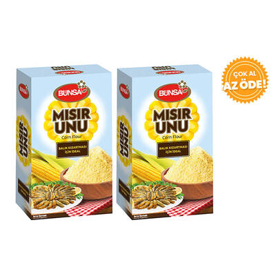 Bünsa Mısır Unu 400 g 2'li - 1
