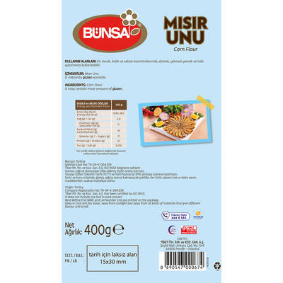 Bünsa Mısır Unu 400 g - 2