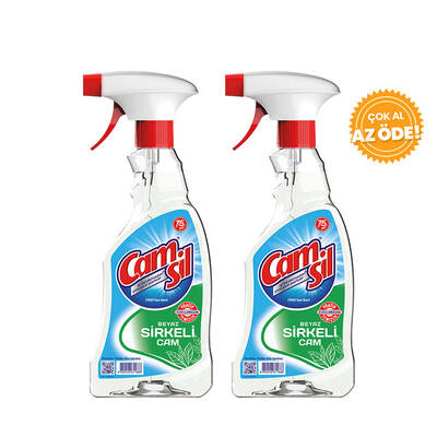 Camsil Beyaz Sirkeli 500 ml 2'li - 1