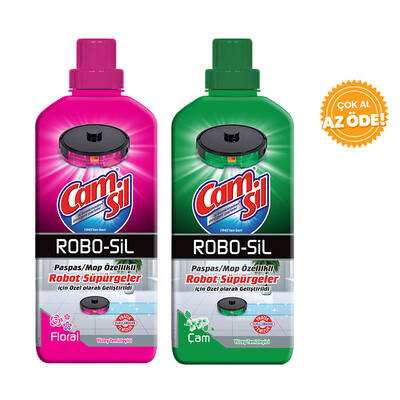 Camsil Robo-Sil Yüzey Temizleyici Çam 900 ml +Floral 900 ml - 1