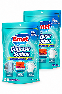 Ernet Çamaşır Sodası 2 kg 2'li - 1