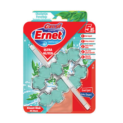Ernet Ultra Hijyen Klozet Blok Okaliptus Ferahlığı 2x50 g - 1