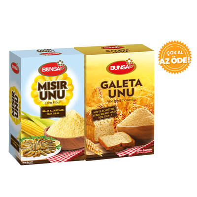 Bünsa Breadcrumbs 400 g + Corn Flour 400 g - 1