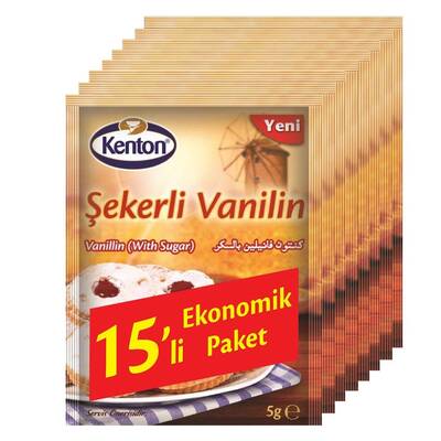 Kenton Vanillin With Sugar 5 g (15 pcs) - 1