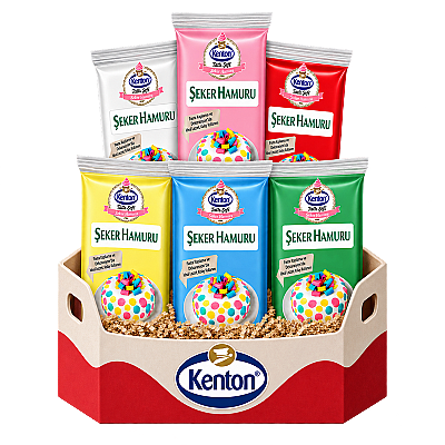 Komsu Şeker Hamuru Çeşitleri Paketi (200gr) - 1