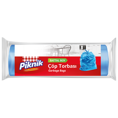 Piknik Çöp Torbası Ekonomik Battal 10 Adet - 1