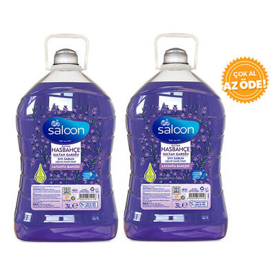 Saloon Sıvı Sabun Sultan Hasbahçe 3 L 2'li - 1