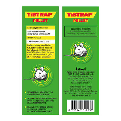 Tibtrap Fare Zehiri Pellet 80 g - 3